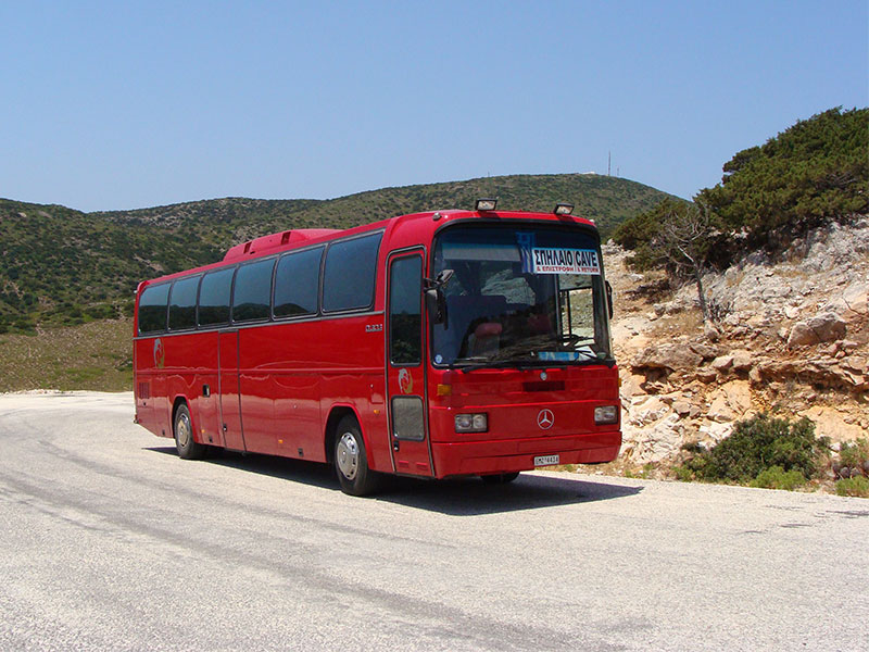 Bus services in Antiparos | Oliaros Tours